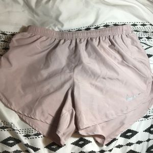 Light pink Nike shorts